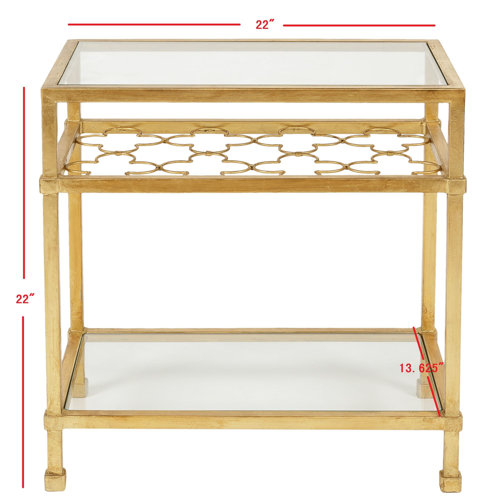 Etta Avenue™ Genevieve Glass End Table & Reviews Wayfair